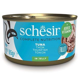Schesir TUNA - Тунець у желе - повнораціонні консерви для кішок, 85 г Petmarket