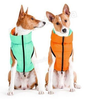 Collar AIRY VEST LUMI - жилет, що світиться двосторонній - салатовий/помаранчевий, L65 % Petmarket