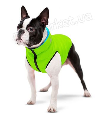 Collar AIRY VEST жилет двосторонній - одяг для собак, салатовий/чорний - L65 Petmarket