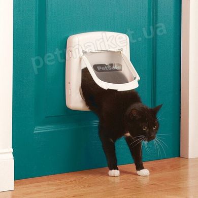 Staywell 4-WAY - врезная дверь с механическим замком для кошек Petmarket