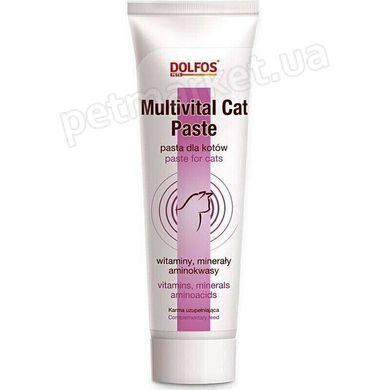 Dolfos MULTIVITAL CAT PASTE - Паста Мультівітал Кет - вітамінно-мінеральна добавка для кішок Petmarket