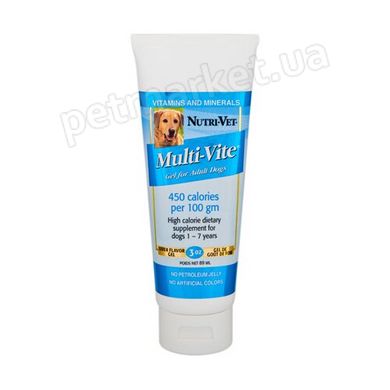 Nutri-Vet MULTI-VITE Gel - витаминно-минеральный комплекс для собак Petmarket