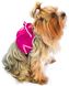 Lovabledog Pet Backpack шлея-рюкзак с поводком для маленьких собак (сетка) - S, Розовый