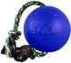 Jolly Pets Romp-n-Roll - м'яч з канатом для собак - Червоний, 16 см Petmarket