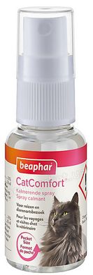 Beaphar CatComfort - заспокійливий спрей з феромонами для котів та кошенят - 60 мл % Petmarket