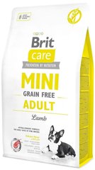 Brit Care Grain Free MINI Adult - беззерновий корм для собак міні порід (ягня) - 2 кг Petmarket