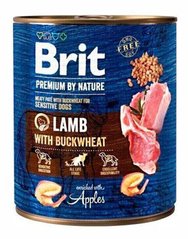 Brit Premium by Nature LAMB & BUCKWHEAT Sensitive - консерви для собак (ягня/гречка) - 400 г Petmarket