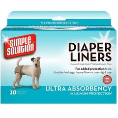 Simple Solution Diaper Liners Ultra - одноразові прокладки для собак, 10 шт. Petmarket