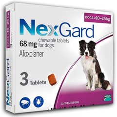 Merial NexGard L - таблетки от блох и клещей для собак от 10 до 25 кг - 1 таблетка % Petmarket