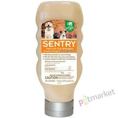 Sentry OATMEAL - Овсяная мука - шампунь от блох и клещей для собак и щенков - 532 мл Petmarket