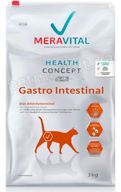 Mera Vital Gastro Intestinal лечебный корм для кошек при расстройствах пищеварения, 3 кг Petmarket