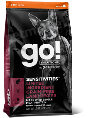 Go! Solutions SENSITIVITIES + SHINE Lamb - беззерновий корм для собак і цуценят з чутливим травленням (ягня) - 1.59 кг Petmarket