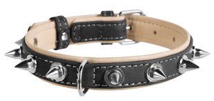 Collar WauDog SOFT - шкіряний нашийник з шипами для собак - 57-71 см, Коричневий Petmarket