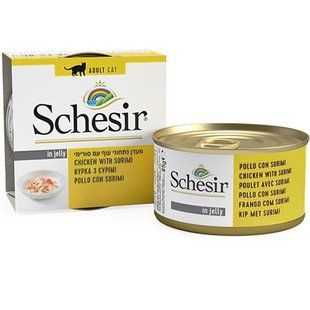 Schesir Chicken Fillets & Surimi - Куряче філе/Сурімі - консерви для кішок Petmarket