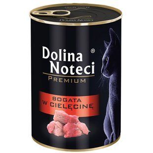 Dolina Noteci Premium &ndash; консерва для кошек, мясные кусочки в соусе с телятиной &ndash; 400 г Petmarket
