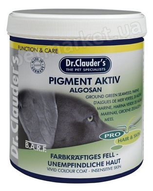 Dr.Clauder's Pigment Aktiv Algosan натуральний пігмент для посилення темного забарвлення шерсті собак - 400 г % Petmarket