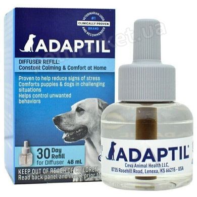 Ceva ADAPTIL - Адаптіл - заспокійливий засіб для собак під час стресу (змінний флакон), 48 мл Petmarket