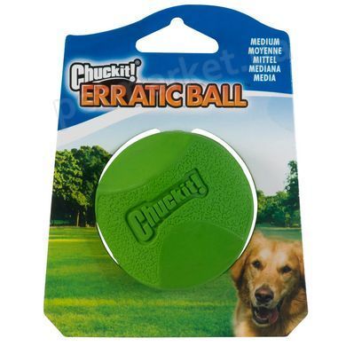 Chuckit! Erratic Ball Dog Toy - іграшка стрибучий м'ячик для собак асиметричної форми Petmarket