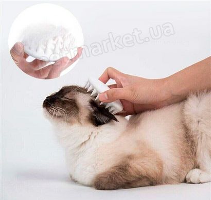 PetKit EVERCLEAN Massage Comb - щетка для вычесывания шерсти животных, белый Petmarket