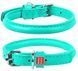 Collar WauDog GLAMOUR - шкіряний круглий нашийник для собак - 53-63 см Помаранчевий Petmarket