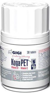 Gigi КогаПет для покращення згортання крові у собак і котів - 30 табл % Petmarket
