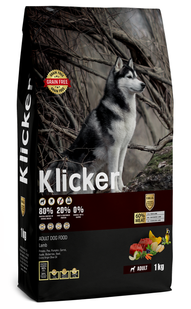 Klicker Dog Adult All Breed Lamb - беззерновий корм для собак (ягня) Petmarket