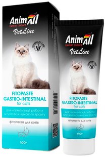 AnimAll Gastro-Intestinal фітопаста для нормалізації роботи ШКТ котів - 100 г Petmarket