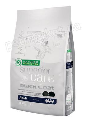 Nature's Protection Black Coat All Breeds корм для собак всіх порід з чорною шерстю - 17 кг % Petmarket