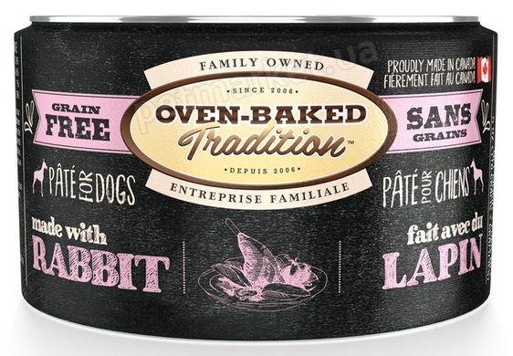 Oven-Baked Tradition RABBIT - вологий корм для собак (кролик) - 354 г Petmarket