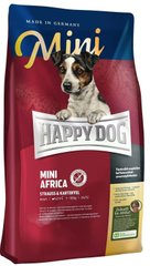 Happy Dog Mini Africa корм для чувствительных собак мелких пород (страус/картофель) - 4 кг % Petmarket