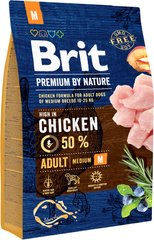 Brit Premium ADULT M - корм для собак средних пород - 3 кг Petmarket
