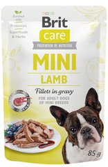 Brit Care Dog Mini Ягненок в соусе - влажный корм для мелких собак - 85 г Petmarket