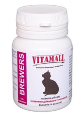VitamAll BREWERS - добавка з пивними дріжджами і часником для котів та кошенят - 100 табл Petmarket