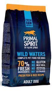 Primal Spirit Wild Waters корм для собак всех пород со свежей рыбой, курицей и рисом Petmarket