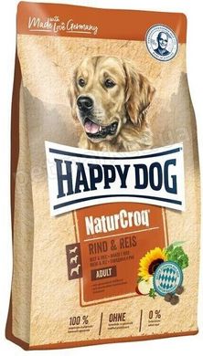 Happy Dog NaturCroq Rind & Reis - корм для собак всех пород (говядина/рис) - 15 кг % Petmarket