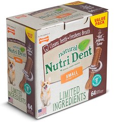 Nylabone Nutri Dent Natural Filet Mignon - натуральні жувальні ласощі для чищення зубів собак - L Petmarket