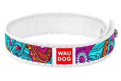 Collar WAUDOG Design Літо - шкіряний браслет на руку, 21-23 см, білий Petmarket
