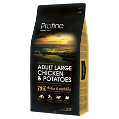 Profine Adult Large Chicken & Potatoes - корм для собак крупних порід - 15 кг Petmarket