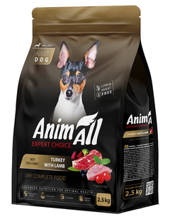 Animall Turkey & Lamb Small Breed - корм для собак мелких пород (индейка/ягненок) Petmarket