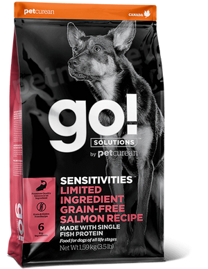 Go! Solutions SENSITIVITIES Salmon - беззерновий корм для собак і цуценят з чутливим травленням (лосось) - 10 кг Petmarket