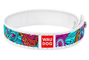 Collar WAUDOG Design Літо - шкіряний браслет на руку, 21-23 см, чорний Petmarket