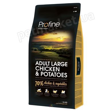 Profine Adult Large Chicken & Potatoes - корм для собак крупных пород - 15 кг Petmarket