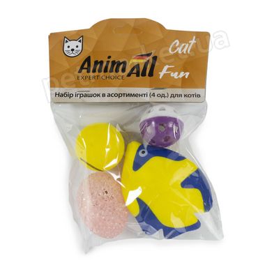 AnimAll Фан - Набір іграшок для котів, 4 шт Petmarket
