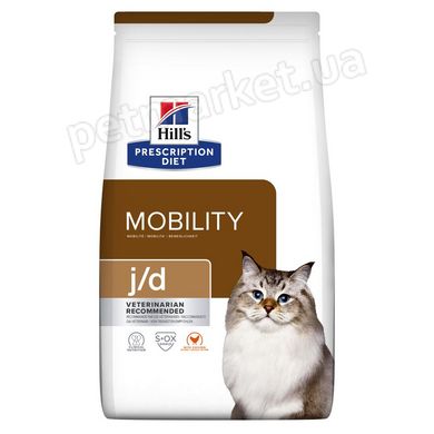 Hill's PD Feline J/D Mobility - лікувальний корм для котів при захворюваннях суглобів - 1,5 кг Petmarket