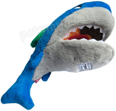 GiGwi Trick'O'Treats Акула - игрушка для лакомств для собак, 30 см Petmarket