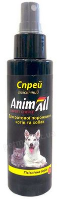 AnimAll Спрей для гигиены пасти собак и кошек, 100 мл Petmarket