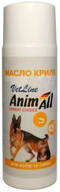 AnimAll Масло Криля для здоровья собак и кошек - 100 мл Petmarket