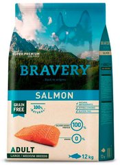 Bravery Salmon Large/Medium сухой корм для собак средних и крупных пород (лосось) Petmarket