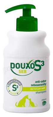 Ceva Douxo S3 Seb - шампунь при жирності та лущенні шкіри у собак і кішок - 200 мл Petmarket