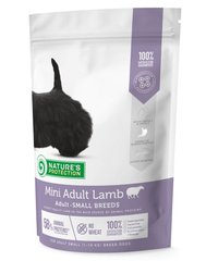 Nature's Protection Mini Adult Lamb сухий корм для собак міні порід (ягня) - 7,5 кг % Petmarket